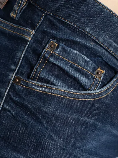 Dsquared2 Pants 5 Pockets In Blue