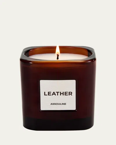 Assouline Leather Scented Candle