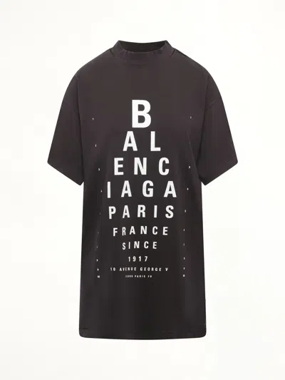 Balenciaga Extra Large Short-sleeved T-shirt In Black