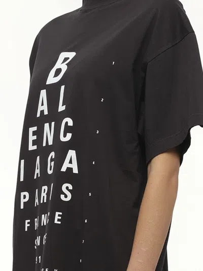 Balenciaga Extra Large Short-sleeved T-shirt In Black