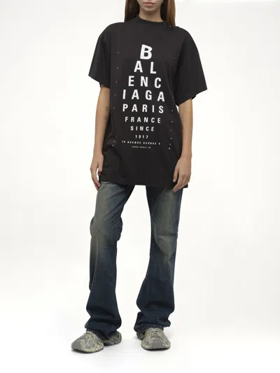 Balenciaga Extra Large Short-sleeved T-shirt In Black