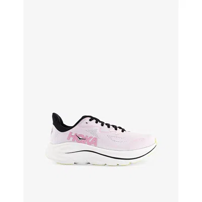 Hoka One One Rincon 4 1155130-bblc Sneaker Mens Black Lace Up Road Running Shoes In Pink