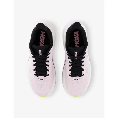 Hoka One One Rincon 4 1155130-bblc Sneaker Mens Black Lace Up Road Running Shoes In Pink