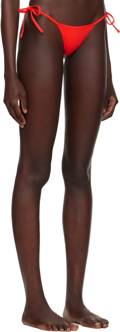 Éterne Red Isla Bikini Bottom In Multi