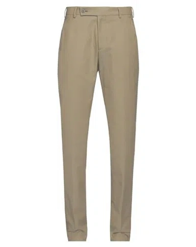 Berwich Man Pants Beige Size 38 Cotton, Elastane In Brown