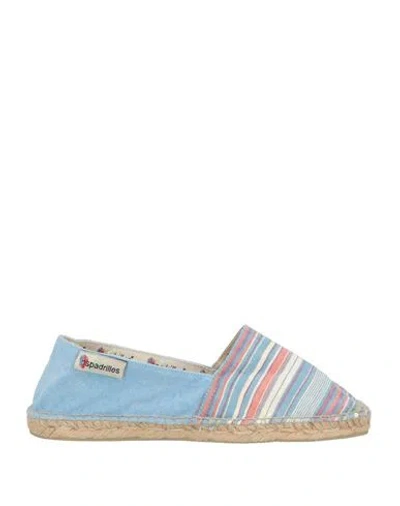 Espadrilles Woman  Light Blue Size 8 Textile Fibers