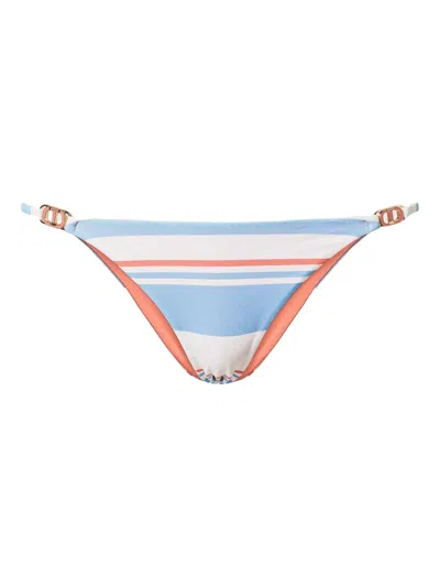 Twinset Striped Brazilian Bikini Bottoms
