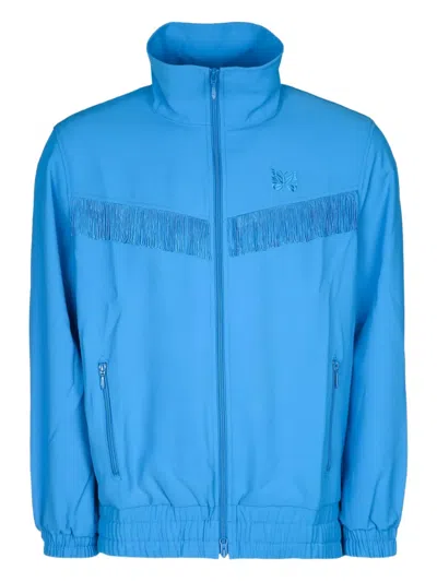 Needles Blue Logo-embroidered Sweatshirt