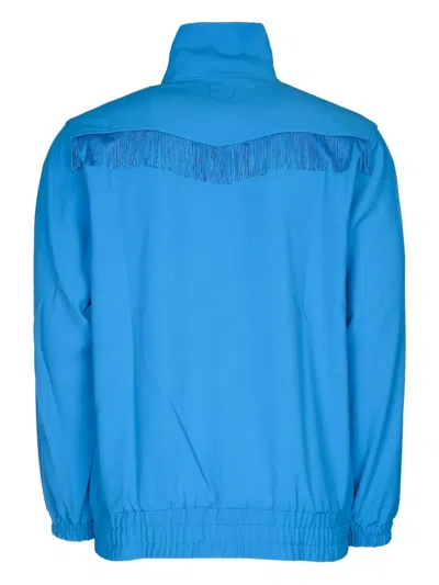 Needles Blue Logo-embroidered Sweatshirt