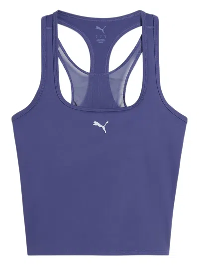 Puma Cloudspum Mesh 2-in-1 Tank Top In Purple