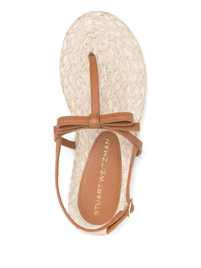Stuart Weitzman Felicity Espadrillas Thong Sandals