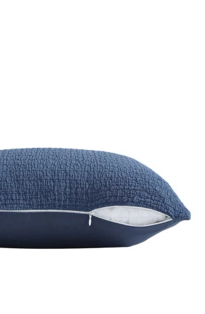 Nautica Wave Texture Blue Decorative Pillow