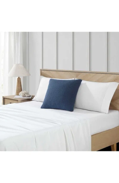 Nautica Wave Texture Blue Decorative Pillow