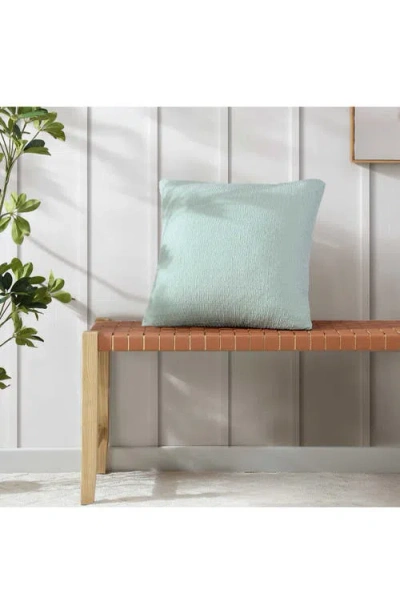 Nautica Wave Texture Turquoise Decorative Pillow