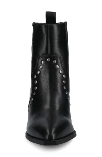 Journee Collection Journee Womens Braylee Studded Western Ankle Booties