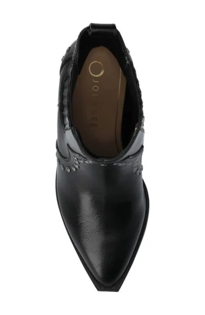 Journee Collection Journee Womens Braylee Studded Western Ankle Booties