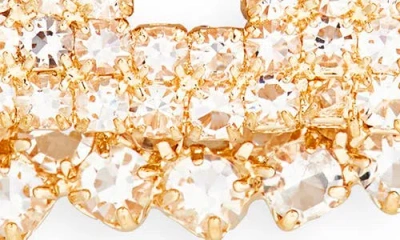 Tasha Pavé Crystal Rectangular Drop Earrings