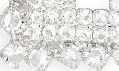 Tasha Pavé Crystal Rectangular Drop Earrings