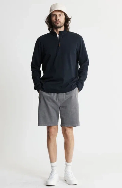 Jachs Stretch Slub Cotton Quarter Zip Pullover