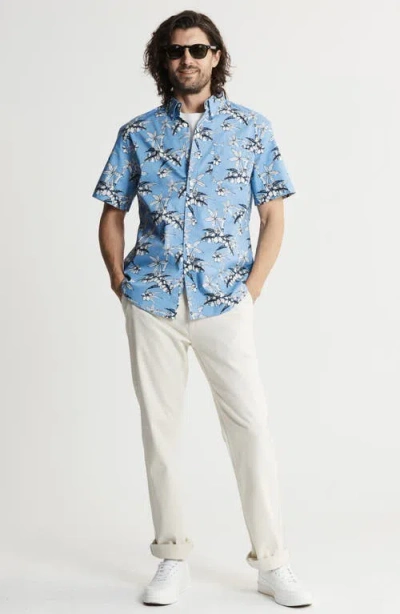 Jachs Bay Stretch Oxford Short Sleeve Shirt