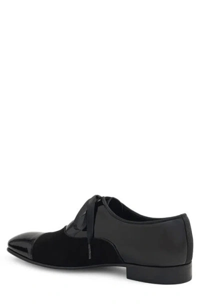 Mezlan Cap Toe Oxford In Black
