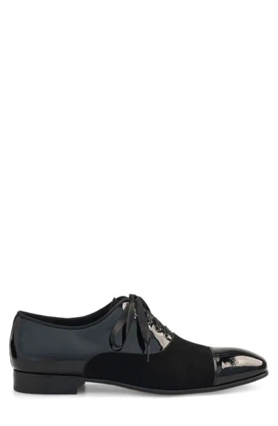 Mezlan Cap Toe Oxford In Black