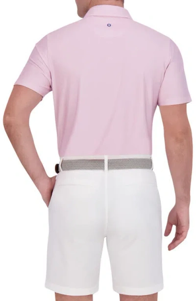Ben Sherman Collage Solid Stretch Tech Polo In Pink