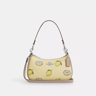 Coach Teri Shoulder Bag With Lemon Print