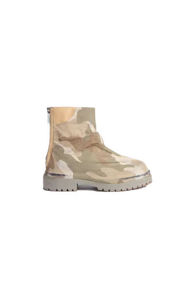 424 Marathon Sand Camo Boots In Multi