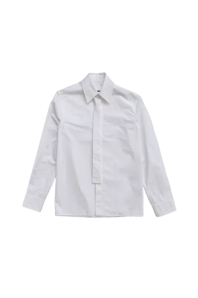 Jil Sander Men Classic Shirt With Tie In White
