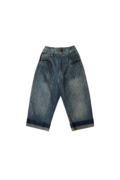 Vaquera Women Baby Jeans Woven Blue