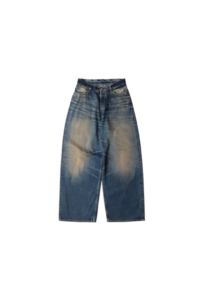 Acne Studios Mens Rocka Straight-leg Denim Jeans Dark Blue