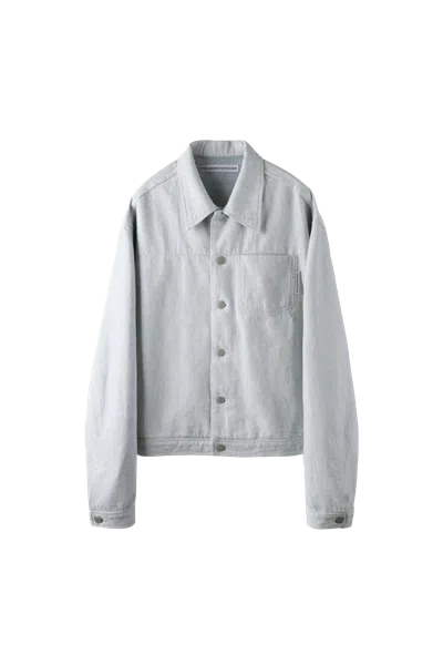 Post Archive Faction (paf) 8.0 Right Denim Jacket Grey