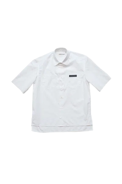Namacheko Logo Patch Shirt With Pockets And Short Sleeves In Yellow