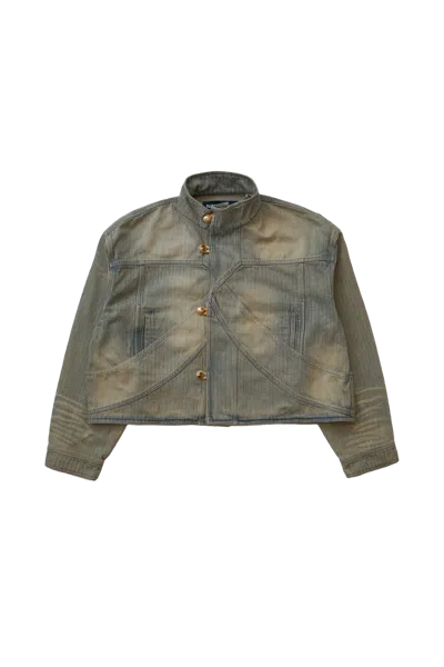 Namesake Striped Fox Denim Jacket