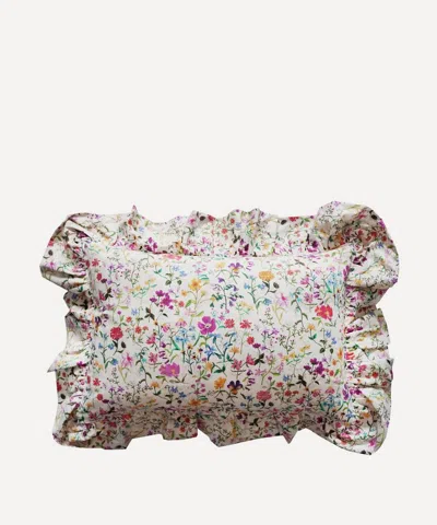 Coco & Wolf Linen Garden Ruffle Oblong Cushion