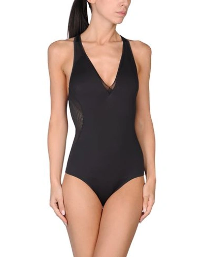 Shop Stella Mccartney One-piece Swimsuits In Black