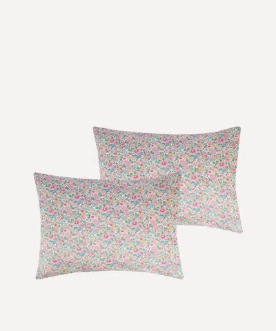 Coco & Wolf Betsy Candy Floss Cotton Pillowcases Set Of Two
