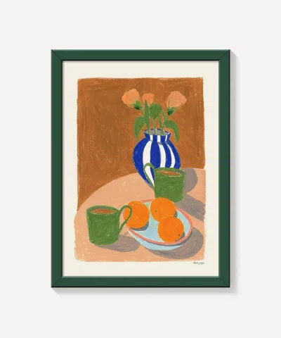 Pstr Studio Laura Page Coffee And Oranges Print