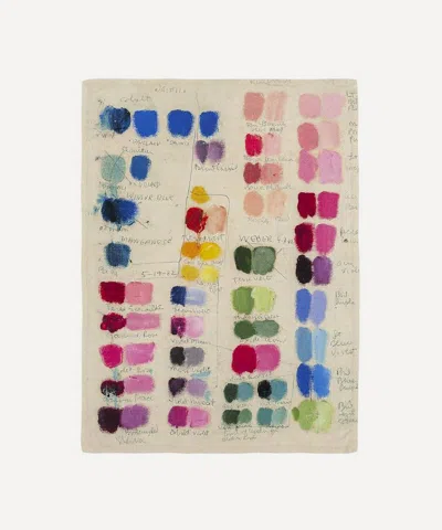 John Derian Mixed Tones Canvas Throw