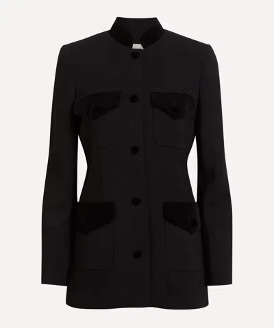 Liberowe Raja Signature Single-breasted Jacket In Black