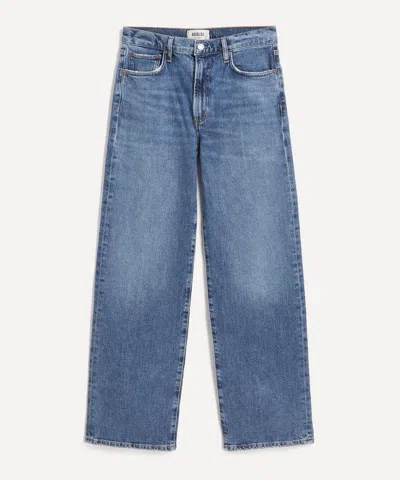 Agolde Ren Wide-leg Jeans In Blue