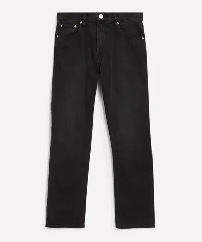 Frame Modern Straight Denim Jeans In Black
