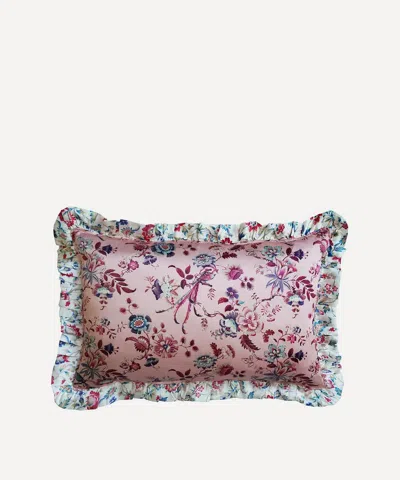 Coco & Wolf Jannah And Eva Belle Silk Ruffle Cushion