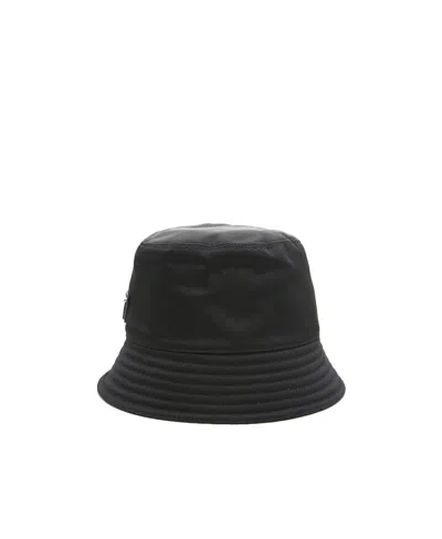 Prada Logo-embellished Shell Bucket Hat