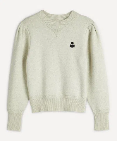 Isabel Marant Étoile Isabel Marant Etoile Melange Cream Cotton Blend Abelle Sweater In Neutral