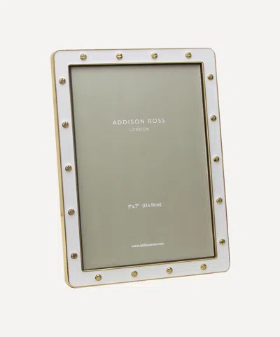 Addison Ross White Enamel And Gold Locket 5x7 Photo Frame
