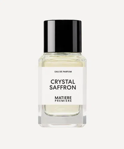 Matiere Premiere Unisex Crystal Saffron Edp Spray 3.4 oz Fragrances 3770007317896 In Transparent