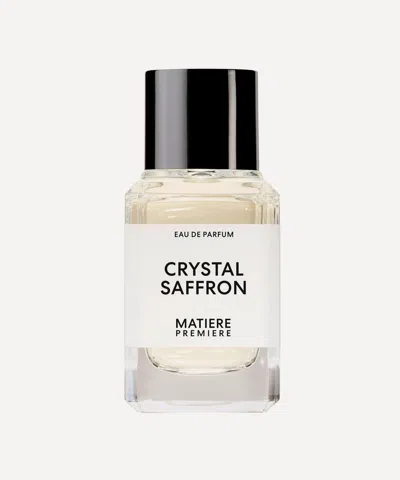 Matiere Premiere Crystal Saffron Eau De Parfum 1.7 Oz. In Transparent