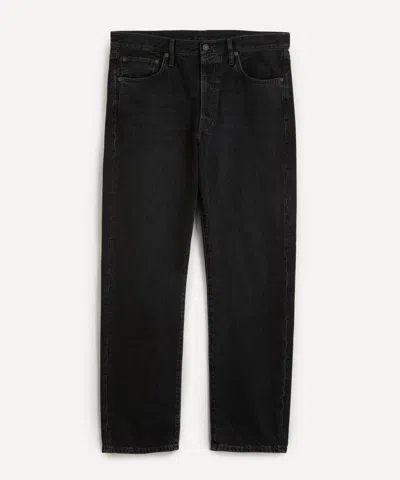 Acne Studios Mens Toj 1991 Loose Fit Jeans In Black